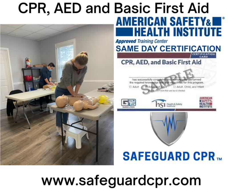CPR, AED ,and Basic First Aid