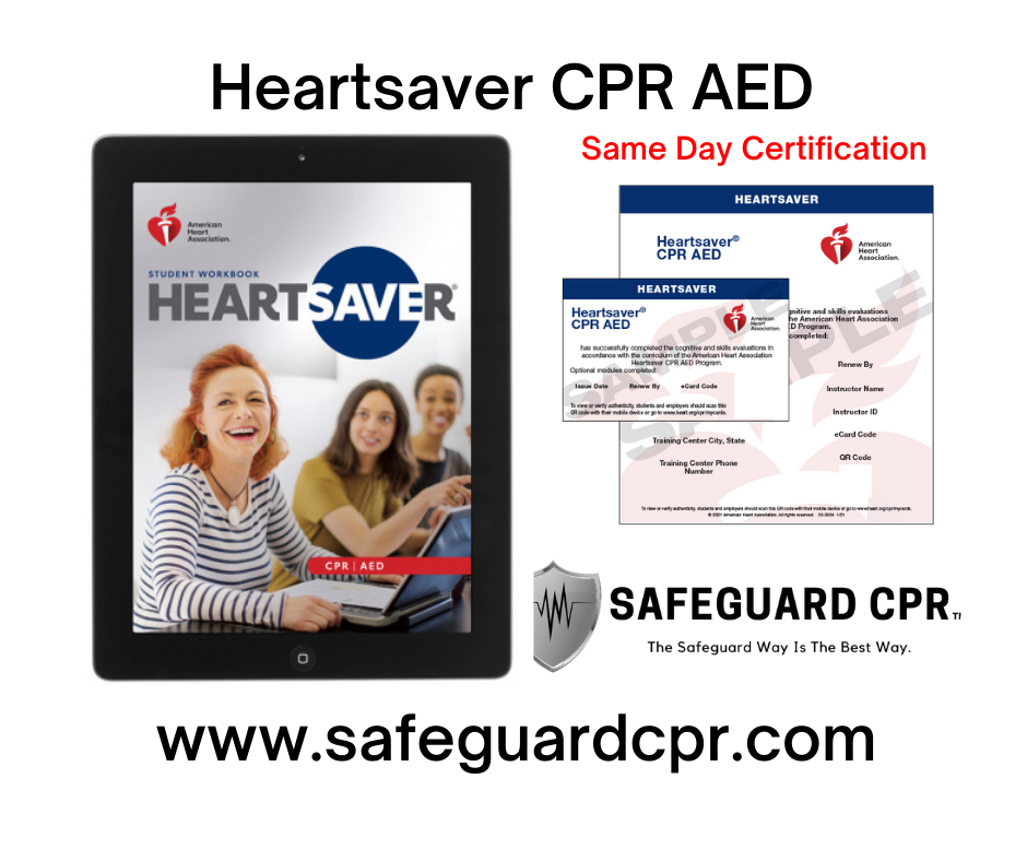 Group Heartsaver CPR AED​ 20+ people