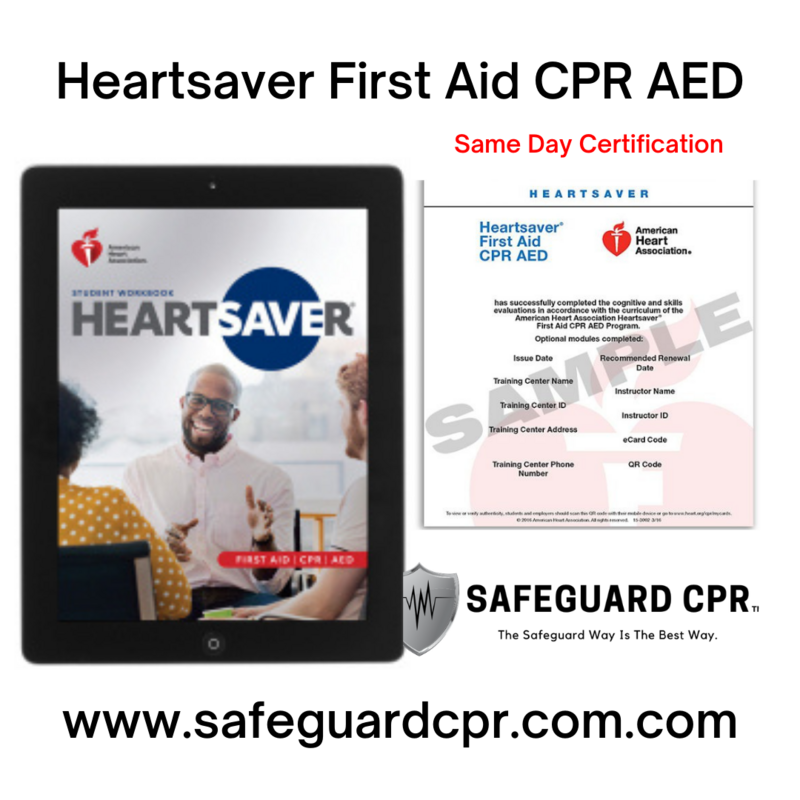 Heartsaver First Aid CPR AED