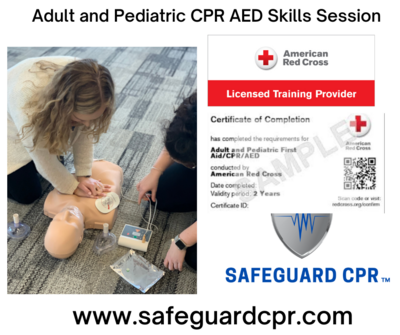 Adult and Pediatric CPR AED Skills Session