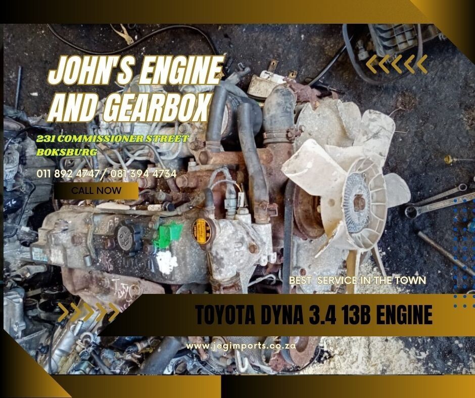 TOYOTA DYNA 3.4 13B ENGINE
