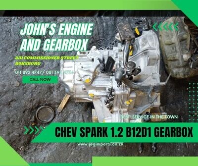 Chev Spark 1.2 B12D1 Gearbox