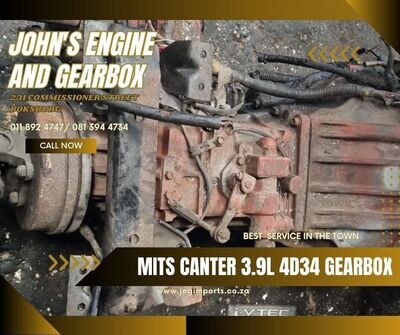 MITSUBISHI CANTER 3.9L 4D34 GEARBOX