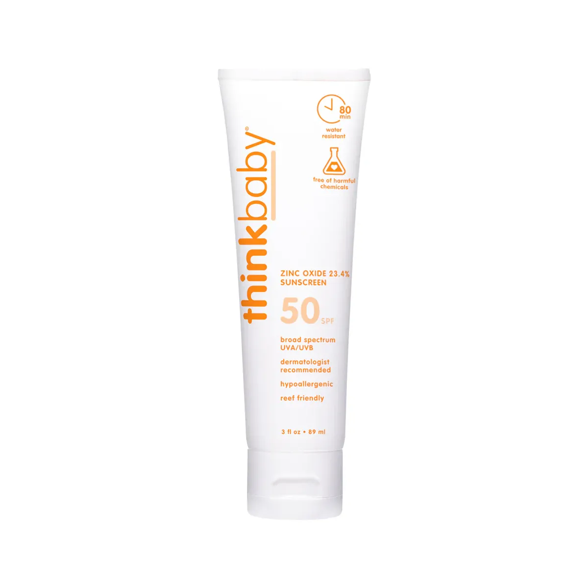 Thinkbaby SPF 50+ Baby Mineral Sunscreen 89ml