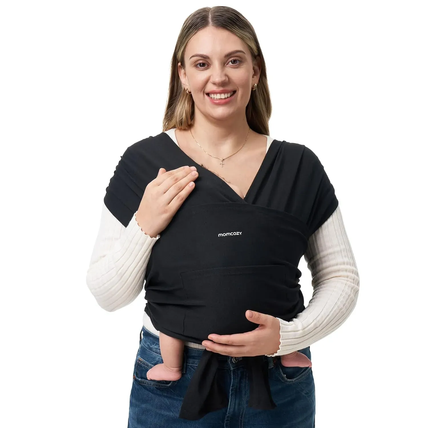 Easy to Wear Hands Free - Baby Wrap Carrier