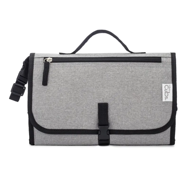 Portable Large Changing Pad by Comfy Cubs – Solid Grey