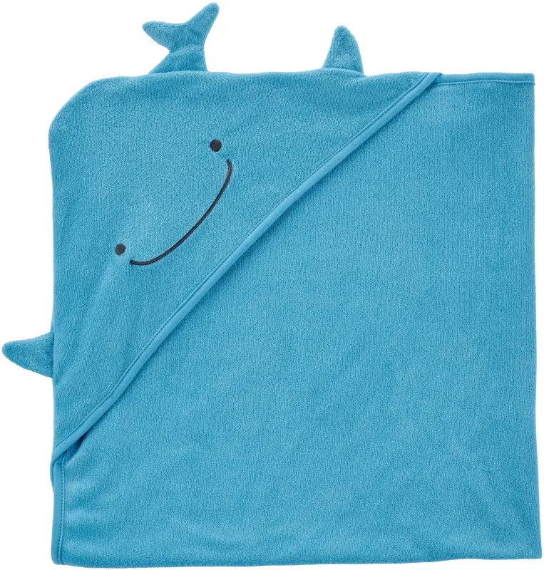 Baby Moby Whale Hooded Terry Towel