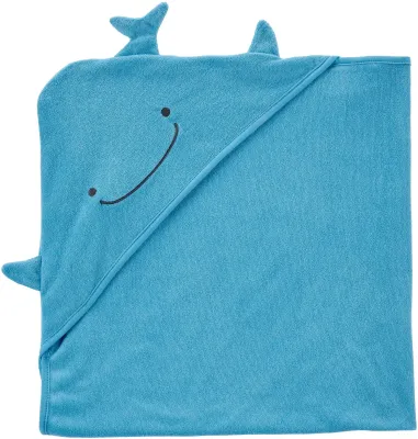 Baby Moby Whale Hooded Terry Towel