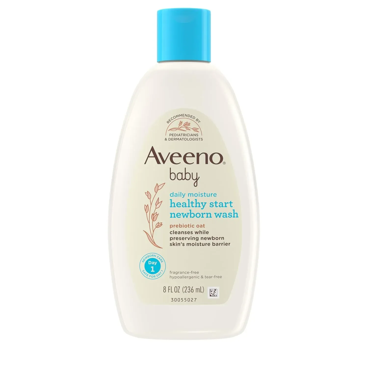 Aveeno Baby Healthy Start Nourishing Newborn Wash, with prebiotic Oat 236ml