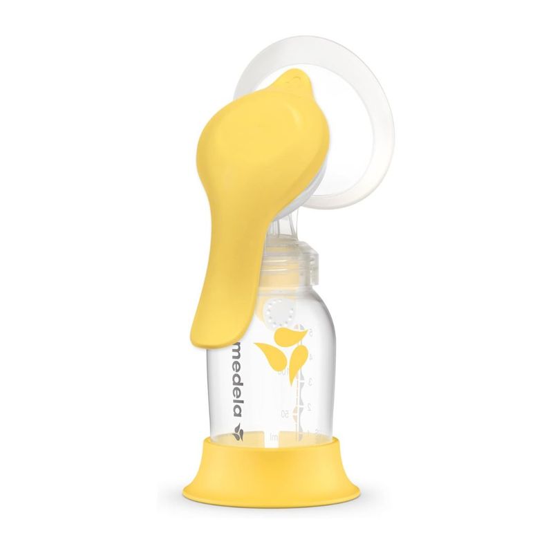 Medela Harmony Manual Breast Pump, Compact Swiss Design with PersonalFit Flex Shields and Medela's 2-Phase Expression Technology