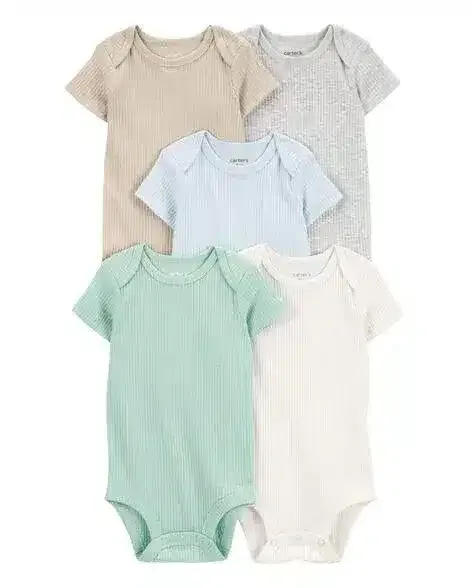 Baby 5-Pack Short-Sleeve Bodysuits