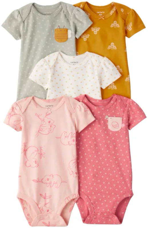 Baby 5-Pack Short-Sleeve Bodysuit