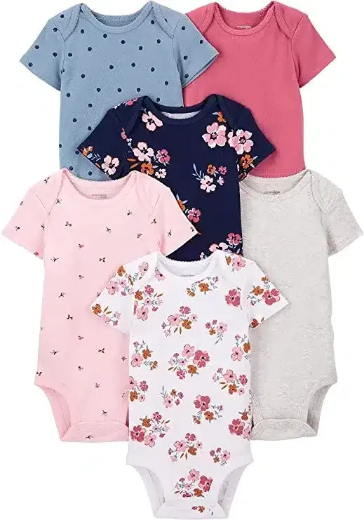 Baby 6-Pack Short-Sleeve Bodysuit