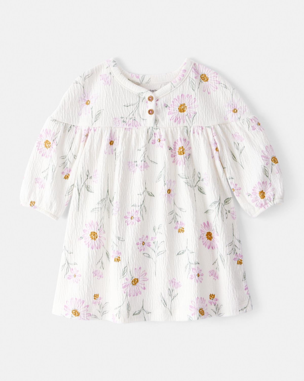 Carter's Floral Printed Gauze Dress