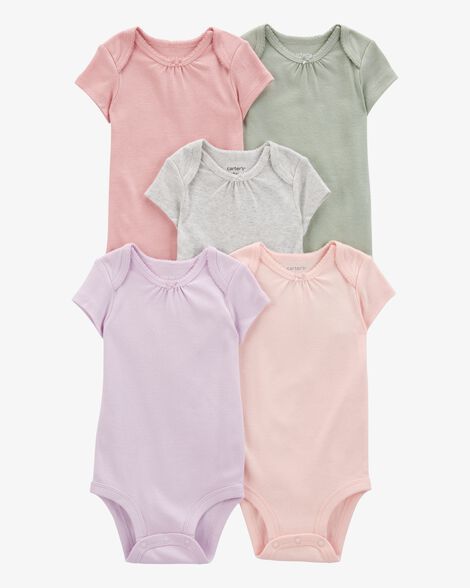 Baby 5-Pack Short-Sleeve Bodysuits
