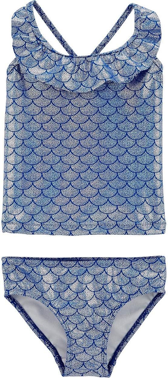 Oshkosh B'gosh Toddler Girls' Mermaid Scales Tankini Swimsuit