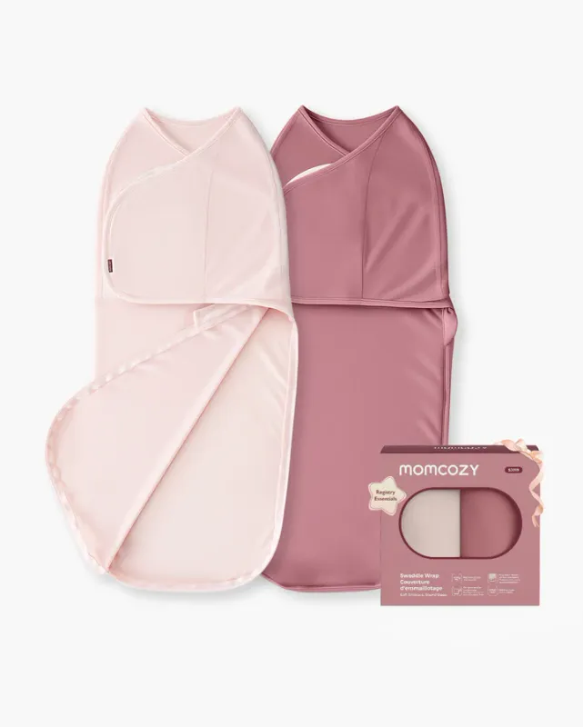 Momcozy Easy Swaddle Wrap For 0-3M - Bloom