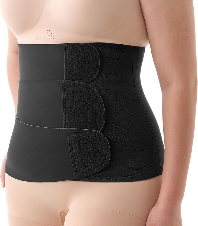 Momcozy Ergowrap Postpartum Belly Band - Black
