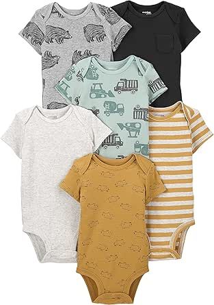 Simple Joys by Carter's unisex-baby 6-pack Short-sleeve Bodysuit
