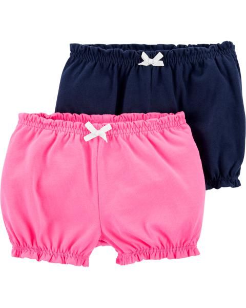 2-Pack Pull-On Bubble Shorts