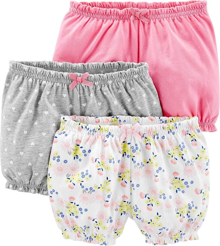 Simple Joys by Carter's Baby-Girls 3-Pack Bloomer ShortShorts