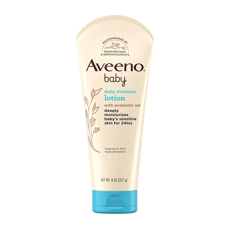 Aveeno Baby Daily Moisture Body Lotion, Fragrance Free, 8 fl oz