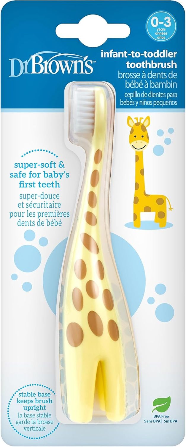Dr. Brown's Infant-to-Toddler Toothbrush, Giraffe