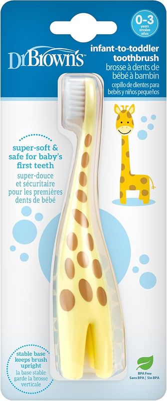 Dr. Brown's Infant-to-Toddler Toothbrush, Giraffe
