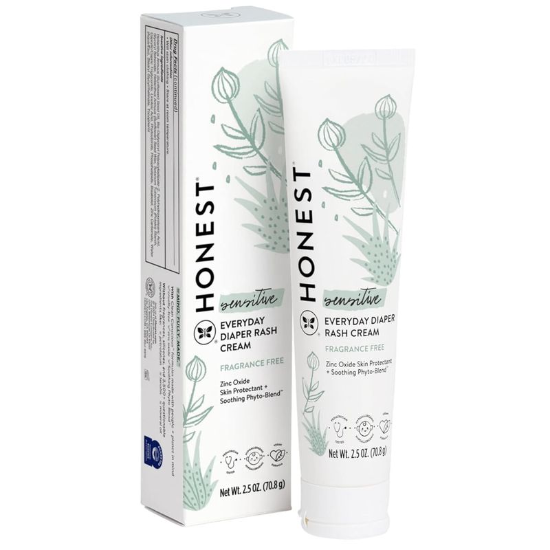 The Honest Company Diaper Rash Cream, Hypoallergenic, Cruelty-Free