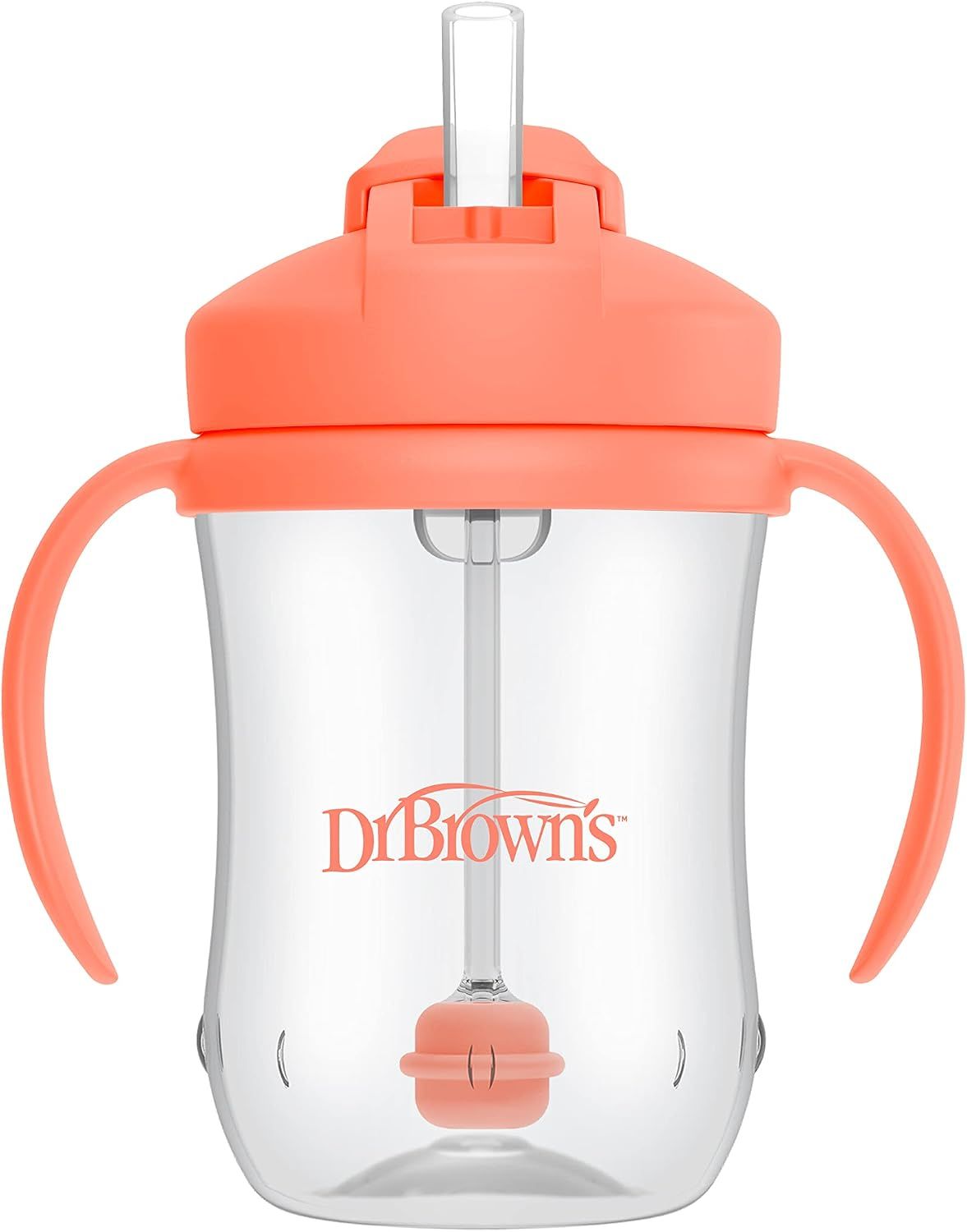 Dr. Brown's Milestones Baby's First Straw Cup- Coral
