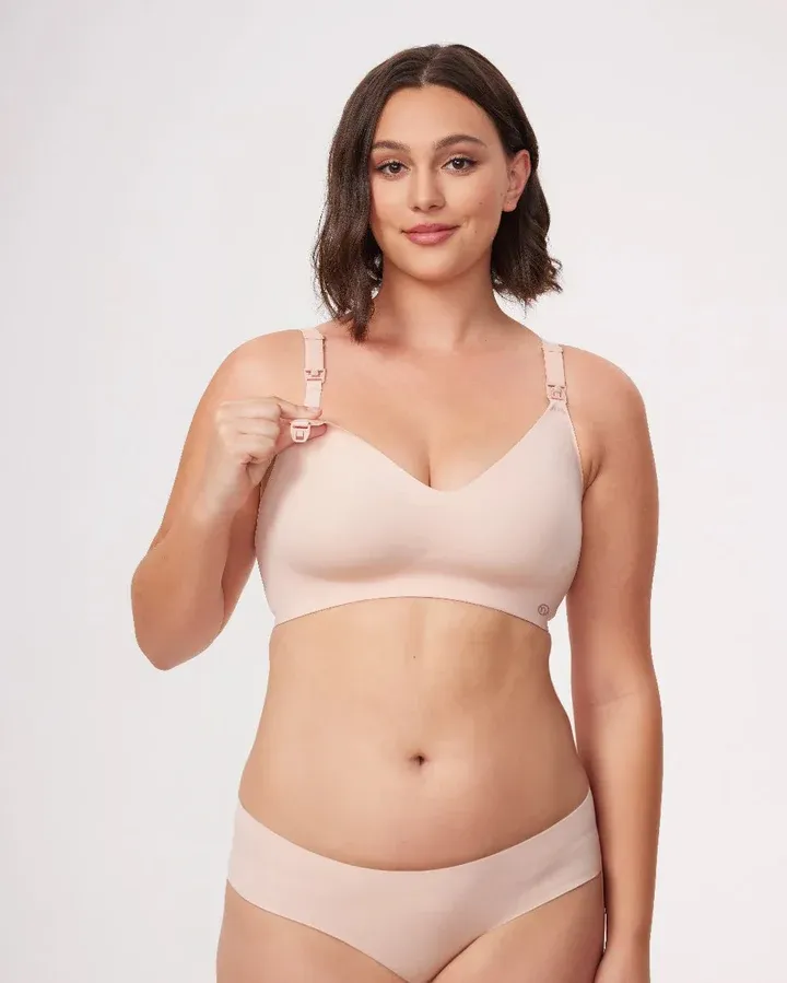 Ultra Soft Seamless Nursing Bra YN21 - Beige