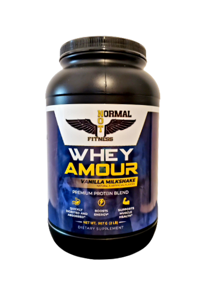 Not Normal Fitness Vanilla Whey Protein Powder