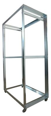 Powder coating frame / stand on wheels for NordicPulver model XL oven