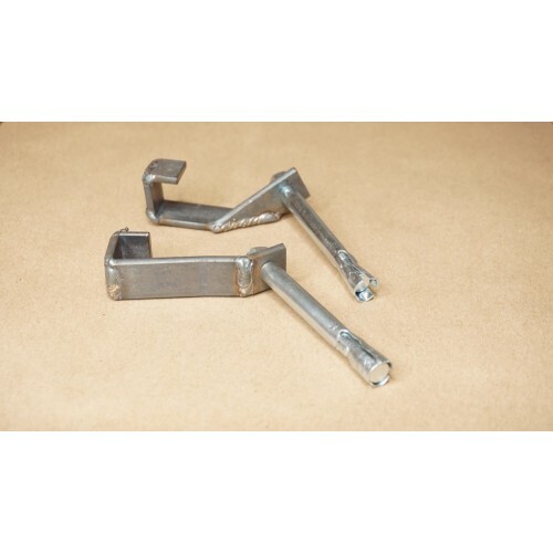 Steel hooks for hanging wheels in NordicPulver model XL powder coating oven