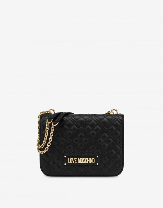 Love Moschino Borsa a spalla New Shiny Quilted nero Love Moschino Borsa a spalla New Shiny Quilted nero