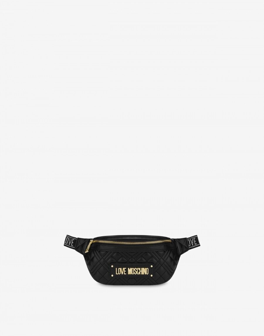 Love Moschino Marsupio New Shiny Quilted nero