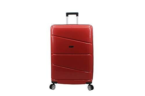 New Pop Pellicano Trolley 4 ruote Ultra Flex Grande Rosso