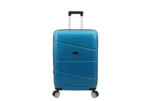 New Pop Pellicano Trolley 4 ruote Ultra Flex Medio Ottanio