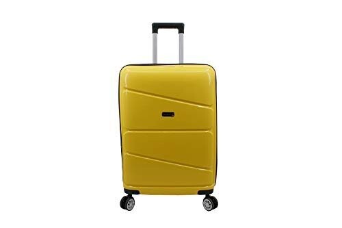 New Pop Pellicano Trolley 4 ruote Ultra Flex Medio Giallo