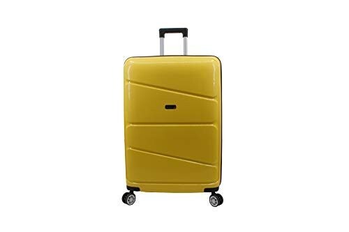 New Pop Pellicano Trolley 4 ruote Ultra Flex Grande Giallo