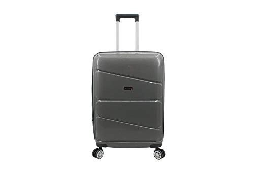 New Pop Pellicano Trolley 4 ruote Ultra Flex Medio Antracite