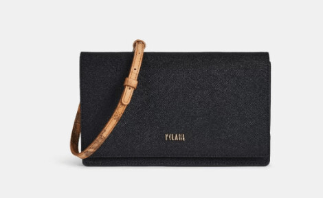 Alviero Martini Prima Classe Milano City Pochette con tracolla in saffiano Nera Alviero Martini 1 Classe