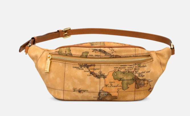 Alviero Martini Prima Classe Geo Classic Marsupio con fibbia logata