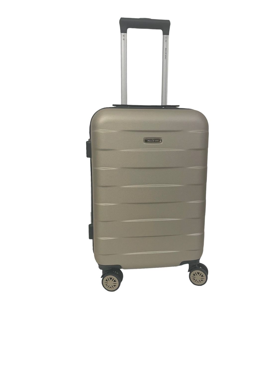 Trolley Bagaglio a Mano Easy Pellicano 4 ruote TSA colore Champagne