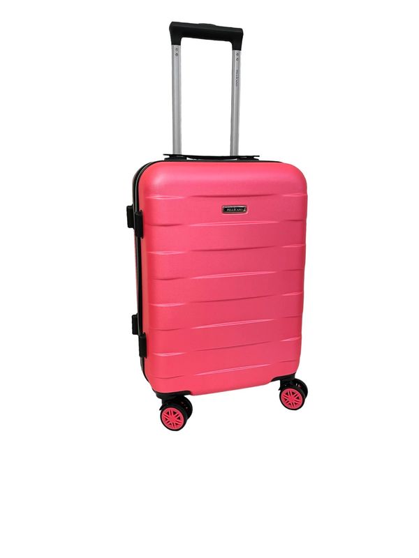 Trolley Bagaglio a Mano Easy Pellicano 4 ruote TSA colore Rosa