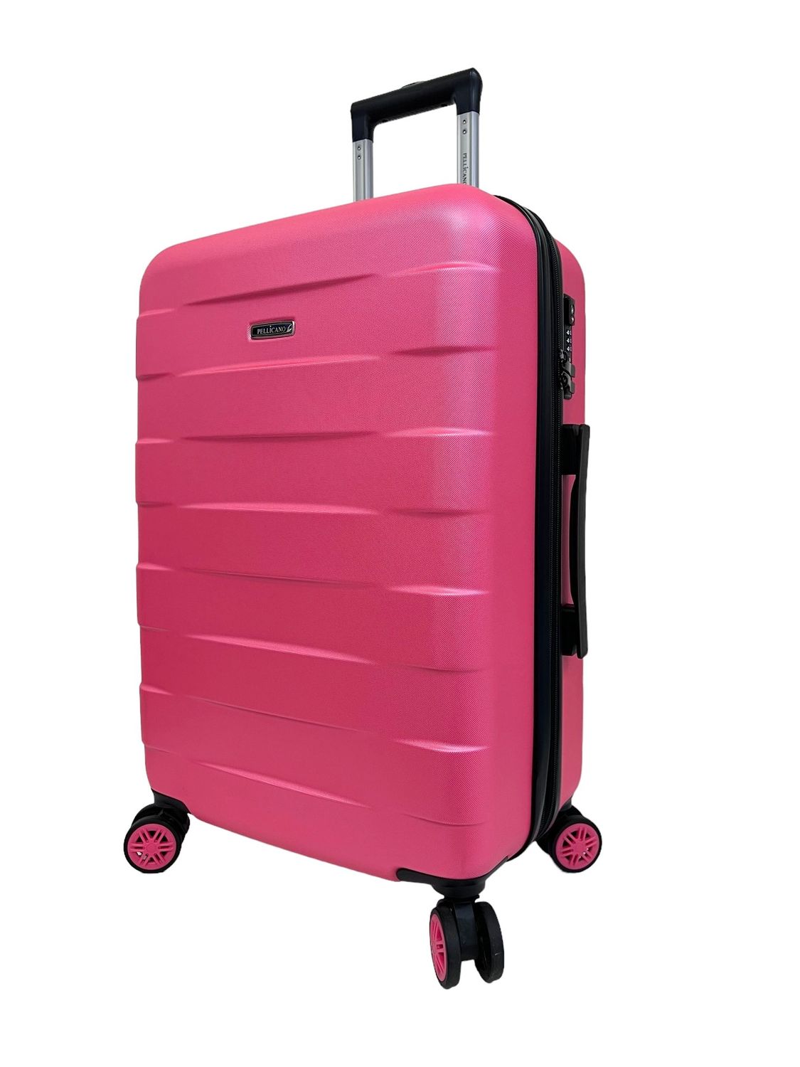 Trolley medio Easy Pellicano 4 ruote TSA colore rosa