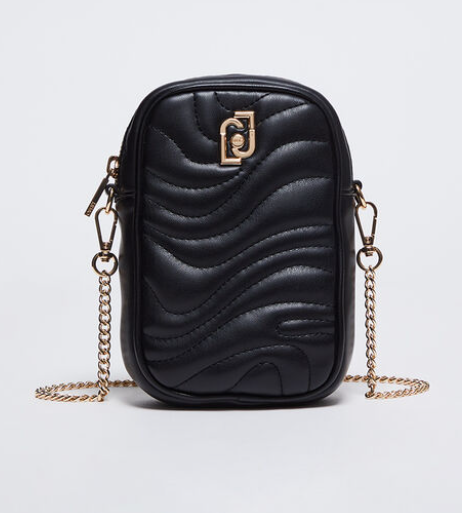 Porta cellulare trapuntato Nero Porta cellulare trapuntato Nero