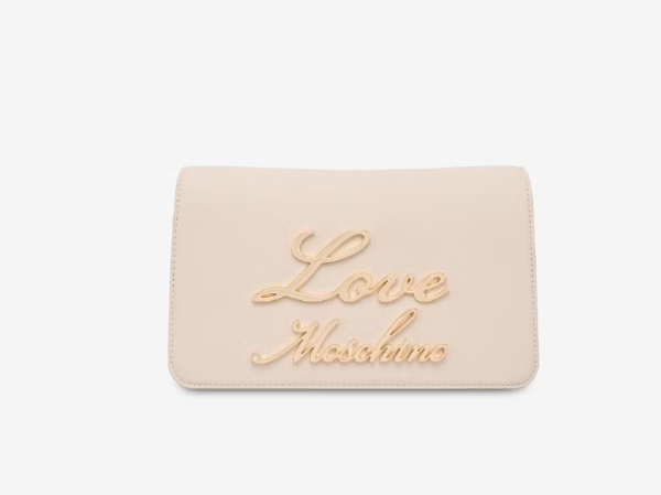 Love Moschino Smart daily bag Logo Signature avorio