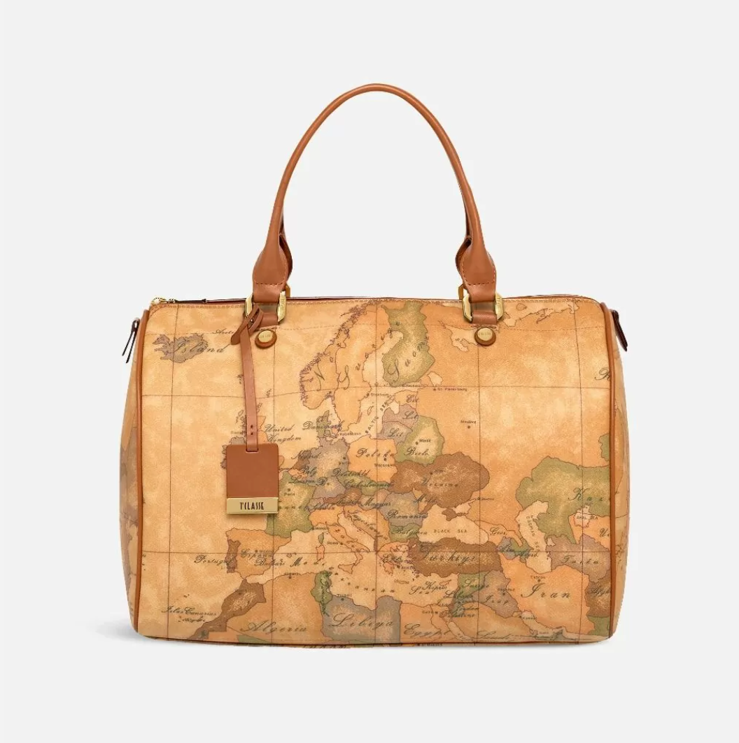 Alviero Martini Prima Classe Borsa grande a bauletto Geo Classic