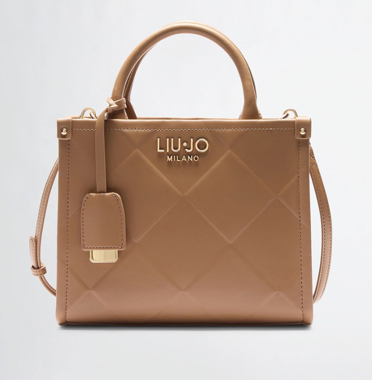 Liu Jo Borsa a mano con charm Cammello